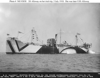 Illustration for article titled La fascinante historia de los barcos camuflados